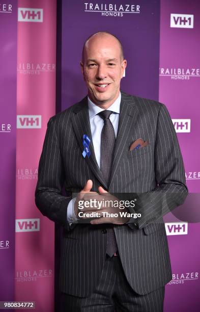 Honoree, Executive Director of the American Civil Liberties Union Anthony D. Romero attends VH1 Trailblazer Honors 2018 at The Cathedral of St. John...