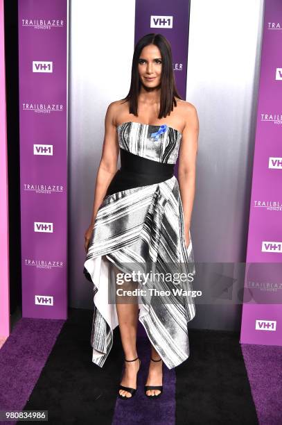 Presenter, author Padma Lakshmi attends VH1 Trailblazer Honors 2018 at The Cathedral of St. John the Divine on June 21, 2018 in New York City.