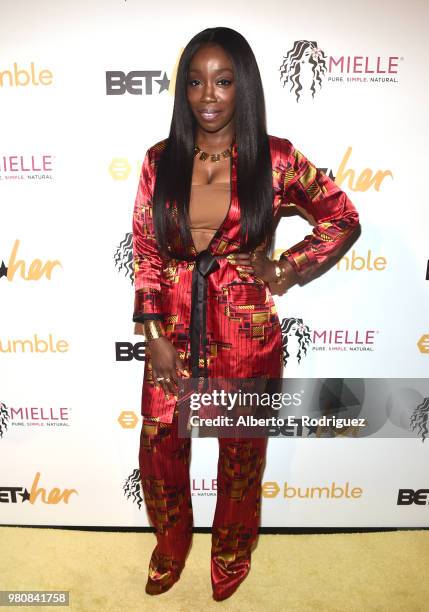 Estelle attends the BETHer Awards, presented by Bumble, at The Conga Room at L.A. Live on June 21, 2018 in Los Angeles, California.