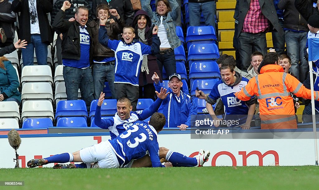 Birmingham City's English forward Kevin