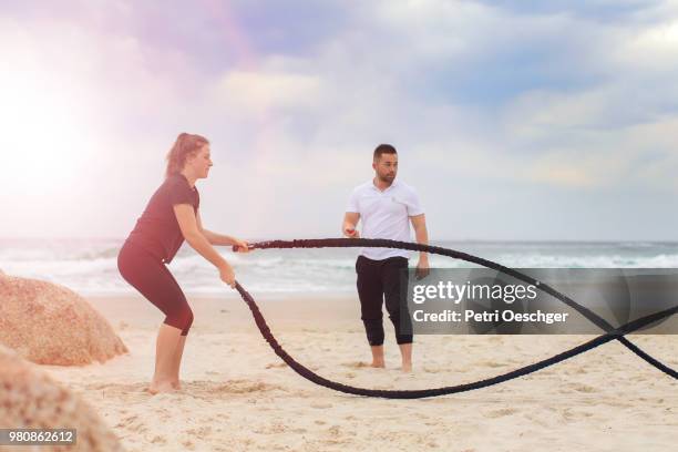 Using Battle Ropes Outside 542 Battle Ropes Outside Stock Photos, High-Res Pictures, and Images ...