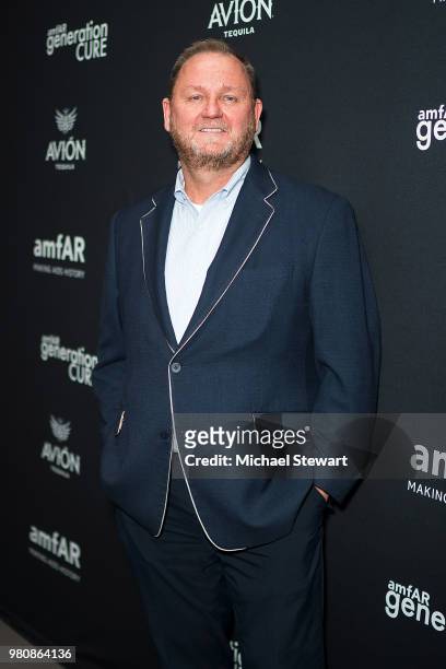 Robert Frost attends amfAR GenCure Solstice 2018 at SECOND. On June 21, 2018 in New York City.