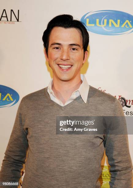 Nicholas Downs attends the Los Angeles Women's International Film Festival Opening Night Gala at Libertine on March 26, 2010 in Los Angeles,...