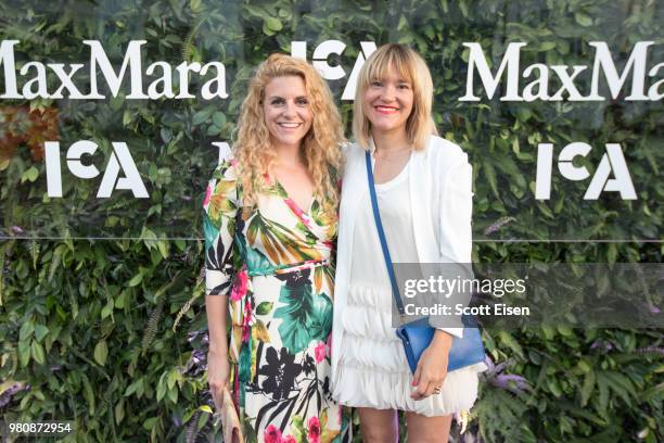 Guests at the ICA Boston Watershed Gala presented by Max Mara on June 21, 2018 in Boston, Massachusetts.