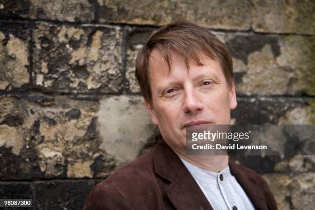 Taylor, author, poses for a portrait at the Oxford Literary Festival, at Christ Church, on March 27, 2010 in Oxford, England.