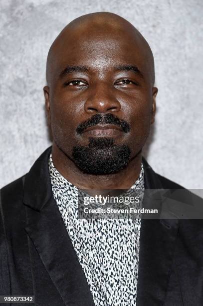 Mike Colter attends the 'Luke Cage' Season 2 premiere at The Edison Ballroom on June 21, 2018 in New York City.