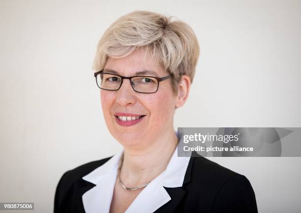 March 2018, Germany, Berlin: Heike Paul, prize winner of the Gottfried Wilhelm Leibniz Prize 2018. Photo: Kay Nietfeld/dpa