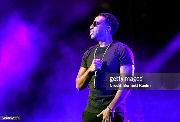 Ludacris performs at BET Jams Presents: 2018 BET Experience Staples Center Concert, sponsored by Nissan, at L.A. Live on June 21, 2018 in Los...