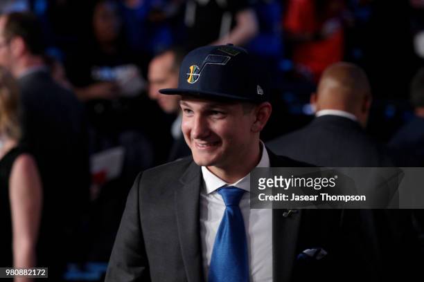 Grayson Allen is selected twenty-first overall by the Utah Jazz during the 2018 NBA Draft on June 21, 2018 at Barclays Center in Brooklyn, New York....