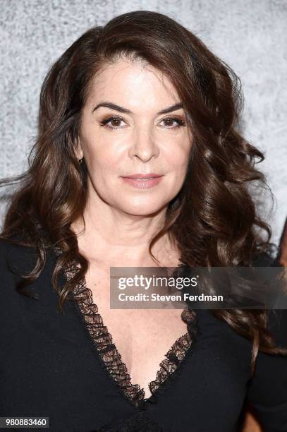 Annabella Sciorra attends the 'Luke Cage' Season 2 premiere at The Edison Ballroom on June 21, 2018 in New York City.