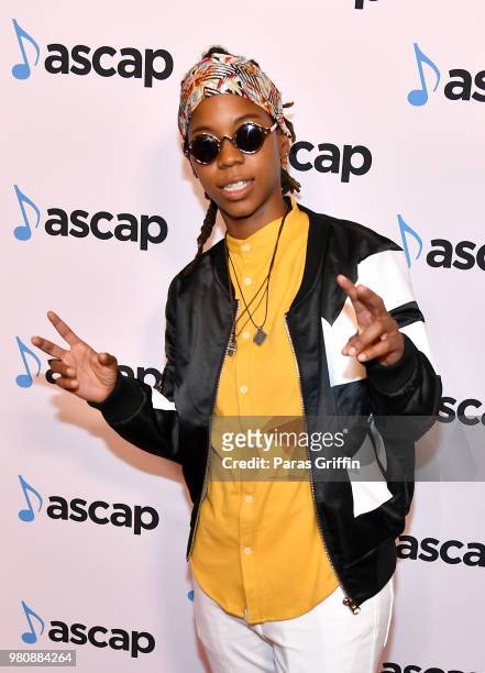 Gizzle attends the 31st Annual ASCAP Rhythm & Soul Music Awards at the Beverly Wilshire Four Seasons Hotel on June 21, 2018 in Beverly Hills,...