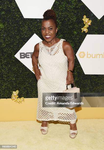 Actress Tonya Renee Banks arrives at the BET Her Awards Presented By Bumble at The Conga Room at L.A. Live on June 21, 2018 in Los Angeles,...