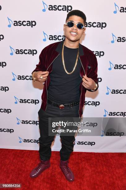 Gudda attends the 31st Annual ASCAP Rhythm & Soul Music Awards at the Beverly Wilshire Four Seasons Hotel on June 21, 2018 in Beverly Hills,...