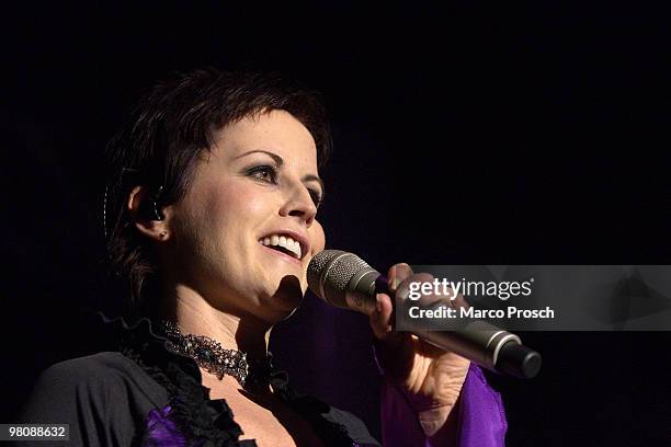 Dolores O'Riordan of The Cranberries performs live at the Columbiahalle on March 27, 2010 in Berlin, Germany.