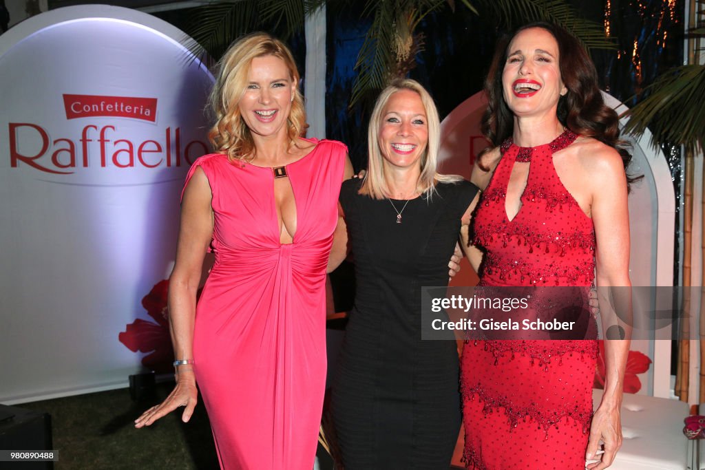 Andie MacDowell, Maria Malva, Ferrero Germany and Veronica Ferres