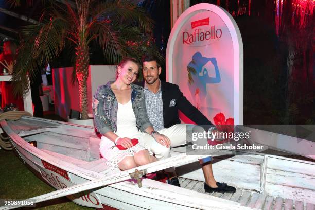 Leonard Freier and his wife Coana Maron during the Raffaello Summer Day 2018 to celebrate the 28th anniversary of Raffaello on June 21, 2018 in...