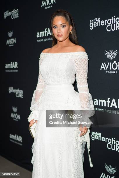 Olivia Pierson attends amfAR GenCure Solstice 2018 at SECOND. On June 21, 2018 in New York City.