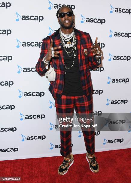 Chainz attends the 2018 ASCAP Rhythm & Soul Music Awards at the Beverly Wilshire Four Seasons Hotel on June 21, 2018 in Beverly Hills, California.