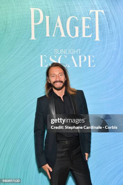 Bob Sinclar attends the Piaget Sunlight Escape Paris 2018 High Jewellery Collection Party at Palais d'Iena on June 18, 2018 in Paris, France.