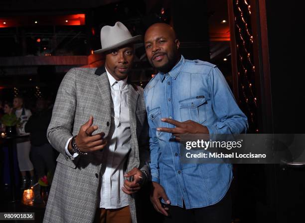 Dorian Missick and DJ D-Nice attend the Netflix Original Series Marvel's Luke Cage Season 2 New York City Premiere on June 21, 2018 in New York City.