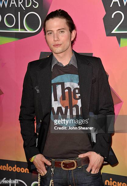 Actor Jackson Rathbone arrives at Nickelodeon's 23rd annual Kid's Choice Awards at Pauley Pavilion on March 27, 2010 in Los Angeles, California.