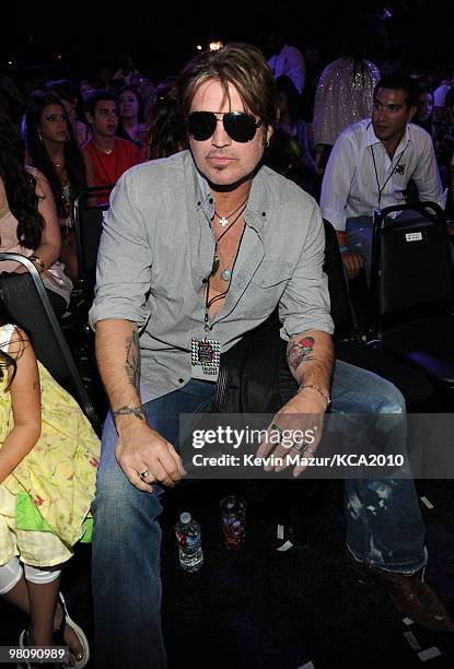 Billy Ray Cyrus attends Nickelodeon's 23rd Annual Kids' Choice Awards held at UCLA's Pauley Pavilion on March 27, 2010 in Los Angeles, California.