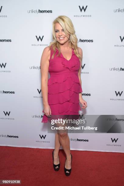 Erica Greve attends "Nights Of Freedom LA" hosted by Unlikely Heroes at W Hollywood on June 21, 2018 in Hollywood, California.