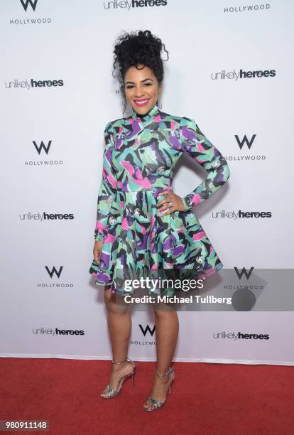 Crystal Starr attends "Nights Of Freedom LA" hosted by Unlikely Heroes at W Hollywood on June 21, 2018 in Hollywood, California.