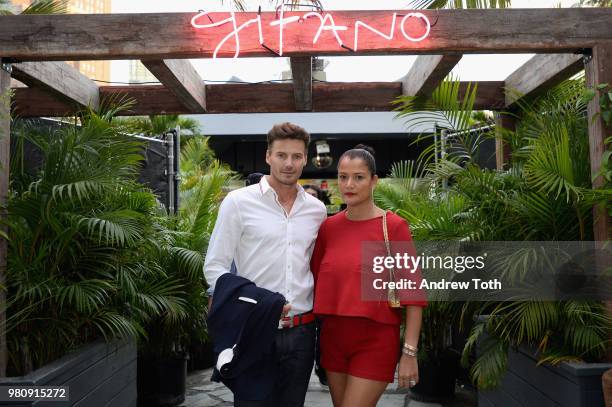 Alex Lundqvist, and Keytt Lundqvist attend the Gitano NYC preview celebration on June 21, 2018 in New York City.