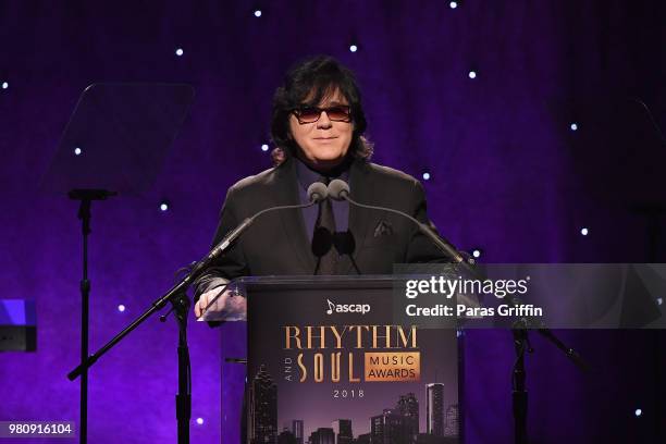 Executive Vice President of Creative Services for ASCAP John Titta speaks onstage at the 31st Annual ASCAP Rhythm & Soul Music Awards at the Beverly...