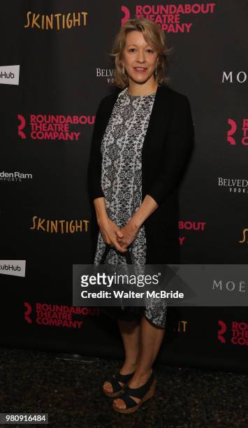 Linda Emond during the Off-Broadway Opening Night photo call for the Roundabout Theatre Production of 'Skintight' at the Laura Pels Theatre on June...