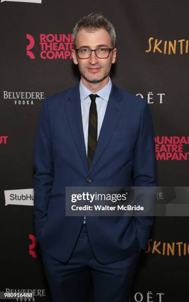 Daniel Aukin during the Off-Broadway Opening Night photo call for the Roundabout Theatre Production of 'Skintight' at the Laura Pels Theatre on June...