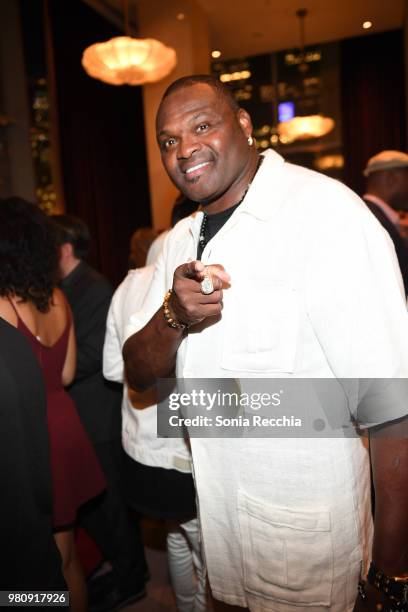 Two-time Super Bowl Champion Neil Smith attends Joe Carter Classic After Party at Ritz Carlton on June 21, 2018 in Toronto, Canada.