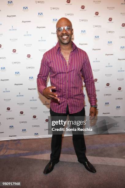 Maestro Fresh Wes attends Joe Carter Classic After Party at Ritz Carlton on June 21, 2018 in Toronto, Canada.