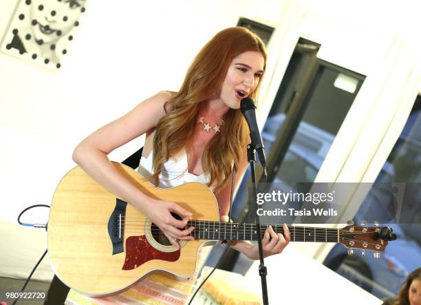 Serena Laurel attends Kollectin Fashion Jewelry pop-up night on June 21, 2018 in Los Angeles, California.