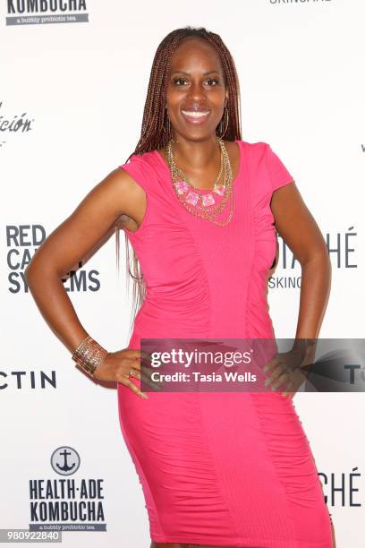 Xandrea Garay attends Kollectin Fashion Jewelry pop-up night on June 21, 2018 in Los Angeles, California.