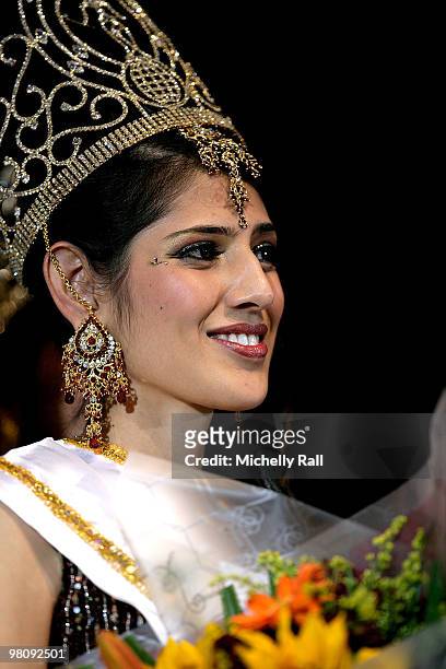 Miss South Africa Kajal Luthminarain is crowned Winner of the Miss India Worldwide 2010 at the Durban International Convention Centre on March 27,...