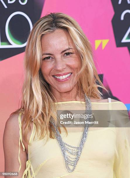 Actress Maria Bello arrives at Nickelodeon's 23rd Annual Kids' Choice Awards held at UCLA's Pauley Pavilion on March 27, 2010 in Los Angeles,...