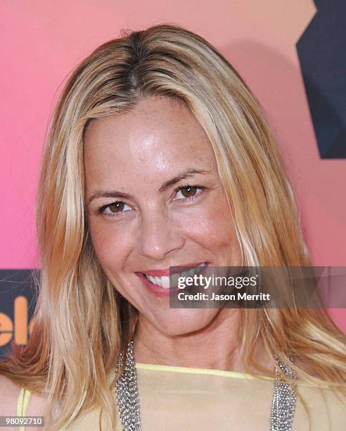 Actress Maria Bello arrives at Nickelodeon's 23rd Annual Kids' Choice Awards held at UCLA's Pauley Pavilion on March 27, 2010 in Los Angeles,...