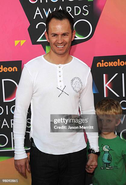 Greg Ellis arrives at Nickelodeon's 23rd Annual Kids' Choice Awards held at UCLA's Pauley Pavilion on March 27, 2010 in Los Angeles, California.