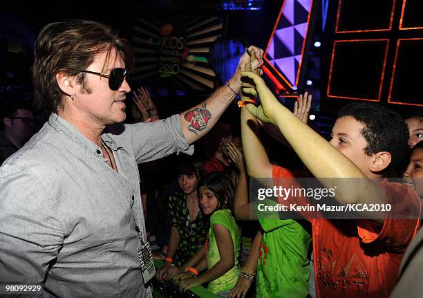 Billy Ray Cyrus attends Nickelodeon's 23rd Annual Kids' Choice Awards held at UCLA's Pauley Pavilion on March 27, 2010 in Los Angeles, California.