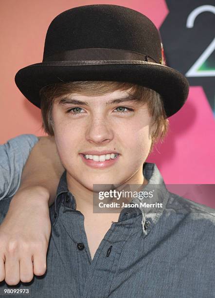 Dylan Sprouse arrives at Nickelodeon's 23rd Annual Kids' Choice Awards held at UCLA's Pauley Pavilion on March 27, 2010 in Los Angeles, California.