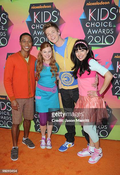 The Backyardigans arrives at Nickelodeon's 23rd Annual Kids' Choice Awards held at UCLA's Pauley Pavilion on March 27, 2010 in Los Angeles,...