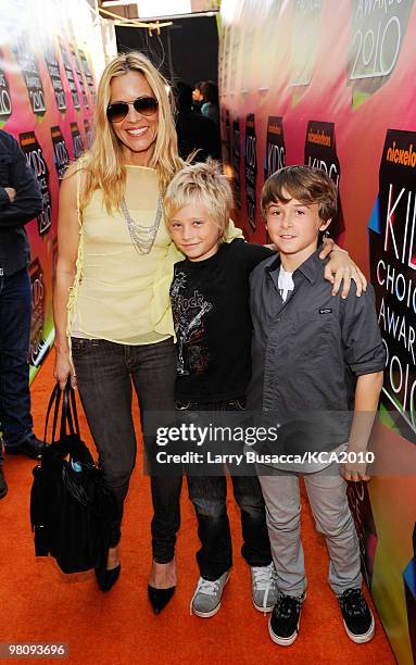 Actress Maria Bello arrives at Nickelodeon's 23rd Annual Kids' Choice Awards held at UCLA's Pauley Pavilion on March 27, 2010 in Los Angeles,...