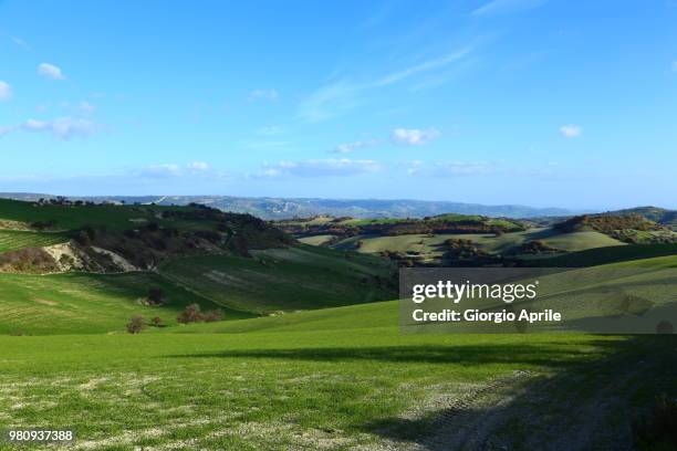 campagna iblea - sicily countryside - campagna stock pictures, royalty-free photos & images