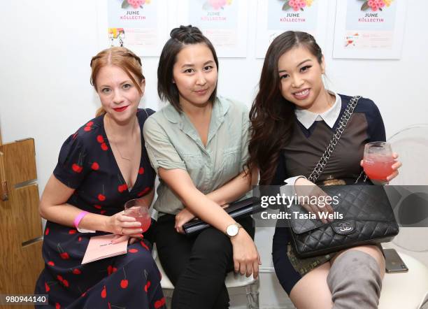 Guests attend Kollectin Fashion Jewelry pop-up night on June 21, 2018 in Los Angeles, California.