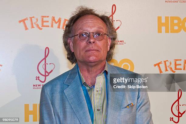 Creator and Executive Producer Eric Overmyer attends HBO's series "Treme" New Orleans fundraiser at Generations Hall on March 27, 2010 in New...