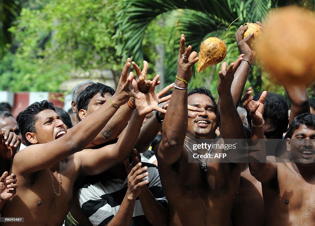Sri Lankan Tamil Hindu devotees smash co