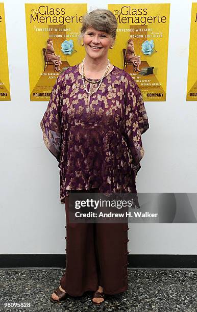 Actress Judith Ivey attends the opening of "The Glass Menagerie" after party at the Roundabout Theatre Company's Laura Pels Theatre on March 24, 2010...