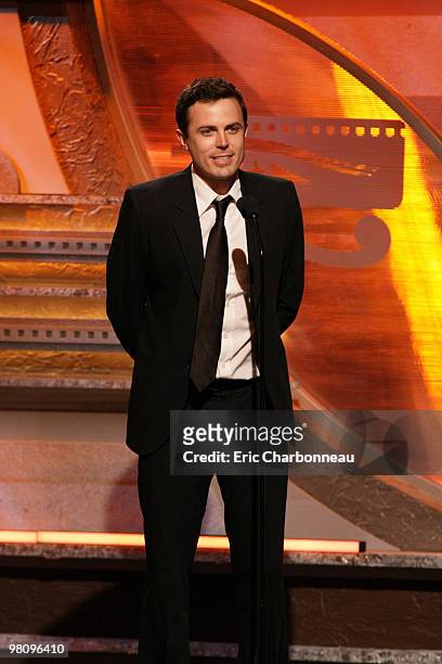 Casey Affleck at the 24th American Cinematheque Annual Gala Honoring Matt Damon on March 27, 2010 at the Beverly Hilton Hotel in Beverly Hills, CA.